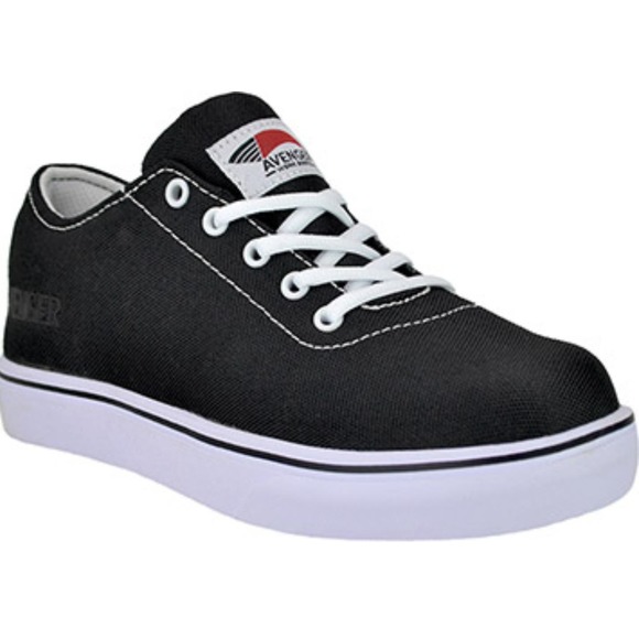 Avenger Work Boots Alley  Industrial Shoe, Black, Size 10 Wide - Picture 2 of 5